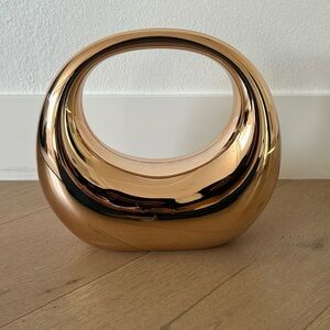 Gold Metallic Clutch